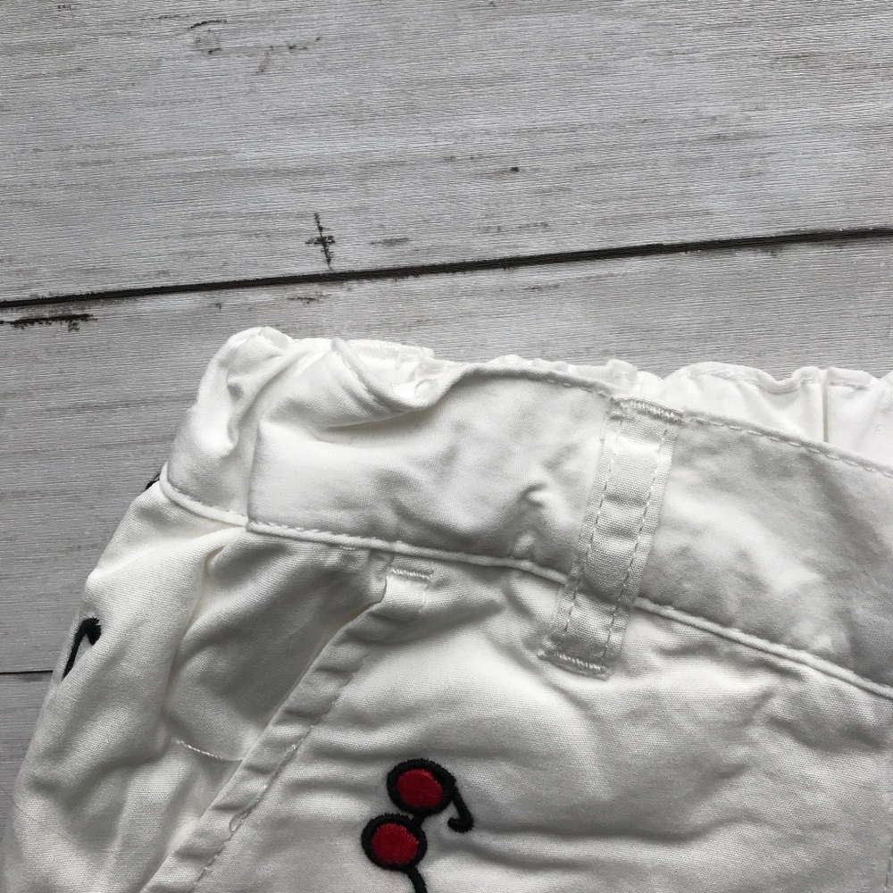 NWT Hanna Andersson Girls White Sunglasses Shorts - Picture 5 of 7